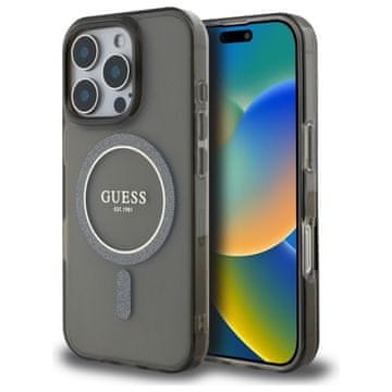 Guess Guess Tvrda Futrola Za Iphone 16 Pro Max 6.9 Za Magsafe S Iml Šljokicama