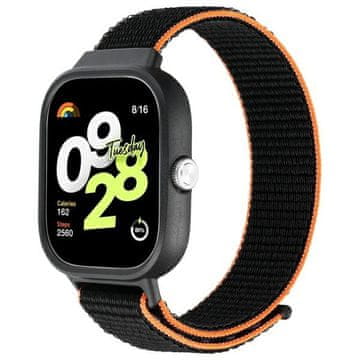 BE Remen za Xiaomi Redmi Watch 4 - najlon crni 22 mm