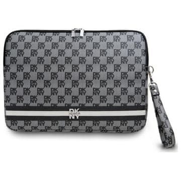 DKNY Torba za laptop 14" s kariranim uzorkom, crna