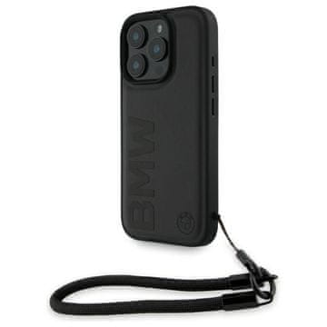 Bmw Hardcase Signature kožna futrola crna za iPhone 16 Pro
