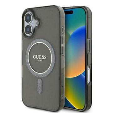 Guess Guess Futrola Tvrda Futrola Iml Glitter Circle Za Iphone 16 Plus Za Magsafe