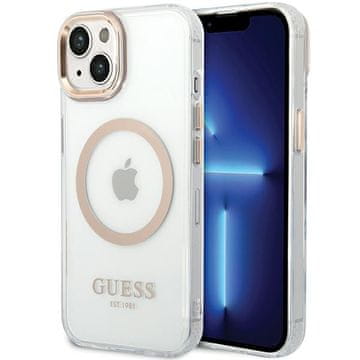 Guess Guess Tvrda Futrola Za Iphone 15 Plus 14 Plus 6.7 Metalni Oblik