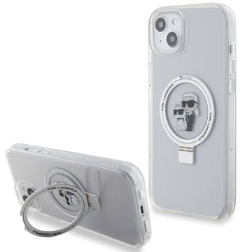 Karl Lagerfeld Karl Lagerfeld Futrola S Prstenom I Staklom Za Iphone 15 Plus 14 Plus 6.7 Za Magsafe