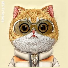 M&M Cool&Cute Cat kaki maskica za iPhone 16 Pro