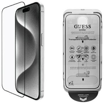 Guess Kaljeno staklo za iPhone 16 Pro 2.5D Outline