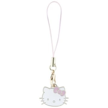 HELLO KITTY Privjesak s glavom mačke i ružičastim motivom telefona