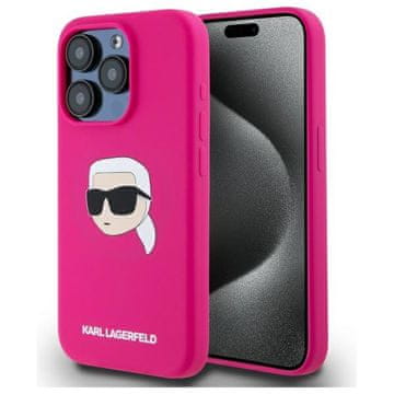 Karl Lagerfeld MagSafe futrola za iPhone 15 Pro Max boje fuksije