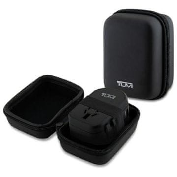 Tumi 20W USB-C/2xUSB-A zidni punjač crne boje