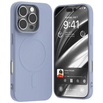 Mercury Silikonska maskica MagSafe za iPhone 16 Pro, lavanda