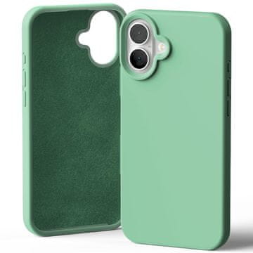 Mercury Silikonska maskica za iPhone 16 Plus zelena