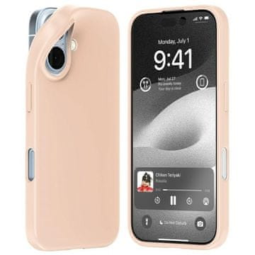 Mercury Mekana maskica za iPhone 16 , ružičasta, pijesak