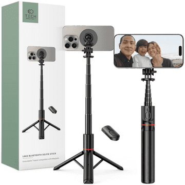 Tech-protect Tech-protect L06s magsafe bluetooth selfie stick stativ crni