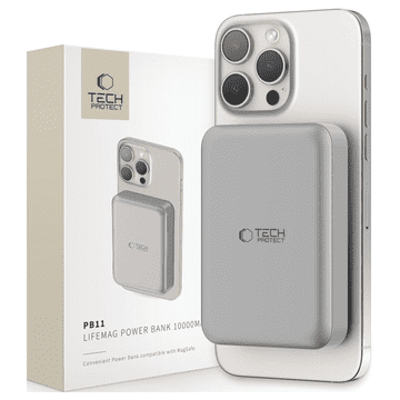 Tech-protect Tech-Protect Power Bank Pb11 Lifemag Za Magsafe Za Iphone 13 14 15 10000Mah