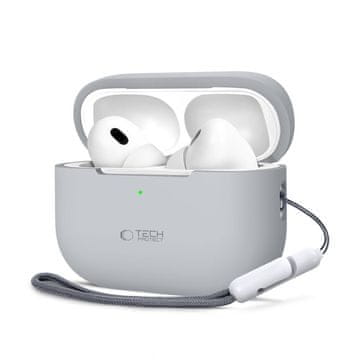 Tech-protect TECH-PROTECT silikonska maska za Apple AirPods Pro 1 / 2, kreda siva