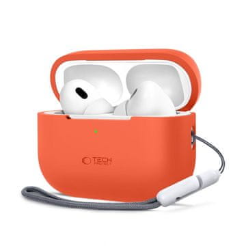Tech-protect Tech-protect silikonska maska za apple airpods pro 1 i 2, neon narančasta