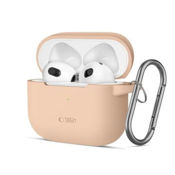 Tech-protect TECH-PROTECT silikonska kuka za Apple AirPods 3, caffe latte