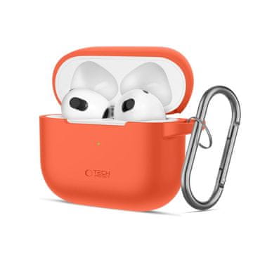 Tech-protect Silikonska kuka TECH-PROTECT za Apple AirPods 3, neon narančasta