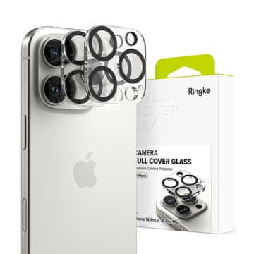 RINGKE ZAŠTITNA FUTROLA ZA KAMERU, 2 KOMADA ZA IPHONE 16 PRO / 16 PRO MAX, PROZIRNA