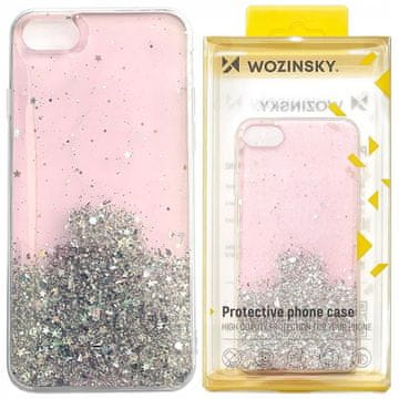 WOZINSKY Futrola sa šljokicama za Samsung Galaxy A22 4G - ružičasta