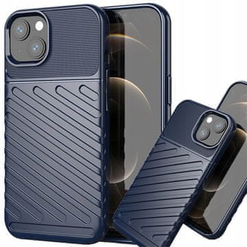 HURTEL Thunder Case elastično oklopljeno etui za iPhone 13 mini, plavo