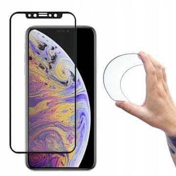 WOZINSKY Kaljeno staklo s okvirom za iPhone 14 Plus i 13 Pro Max - Full Cover Flexi Nano
