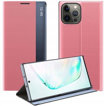 HURTEL Torbica s preklopom Smart Cover za iPhone 13 Pro, ružičasta