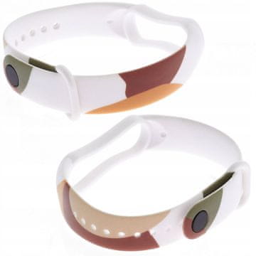 HURTEL Strap Moro, silikonski remen za Xiaomi Mi Band 4 / Mi Band 3, narukvica za sat, uzorak 4