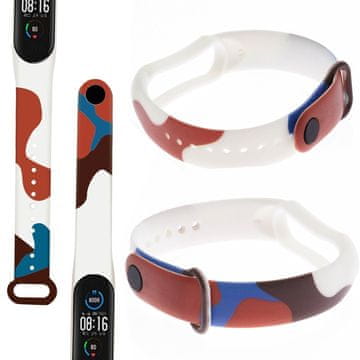 HURTEL Silikonski remen za Xiaomi Mi Band 4 / Mi Band 3, uzorak 8