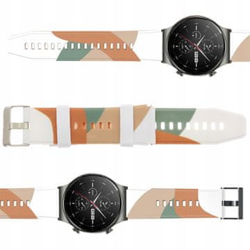 HURTEL Kamufirna Remenica Za Huawei Watch Gt2 Pro Silikonska Remenica S Uzorkom 4