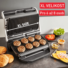 Tefal OptiGrill+ GC727D10 XL, nehrđajući električni roštilj