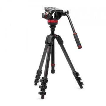 Manfrotto 502 fluid video glava & MVT055CXPRO4 karbonsko stojalo (MVK502055CXPROV)