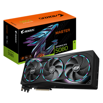 Gigabyte Grafička kartica Aorus GeForce RTX 5080 Master 16G, 16GB GDDR7 (GV-N5080AORUS M-16GD)