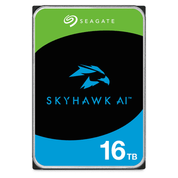 Seagate SkyHawk AI HDD disk, 16TB, 8.89cm, SATA 6Gb/s, 7200 rpm (ST16000VE004)