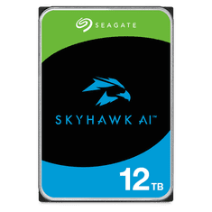 Seagate SkyHawk AI HDD disk, 12TB disk, 8,89 cm, SATA 6 Gb/s, 7200 o/min (ST12000VE003)
