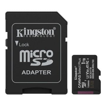 Kingston Canvas Select Plus microSD 1TB Class 10 UHS-I adapter (SDCS3/1TB) memorijska kartica