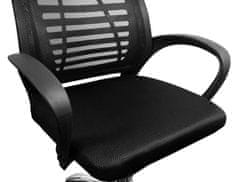 Aga Uredska ergonomska stolica Crna