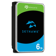 Seagate SkyHawk tvrdi disk za nadzor, 6 TB, 8,89 cm, SATA 6 Gb/s, 5400 o/min (ST6000VX009)