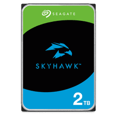 Seagate SkyHawk tvrdi disk za nadzor, 2 TB, 8,89 cm, SATA 6 Gb/s, 5400 o/min (ST2000VX017)