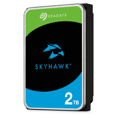 Seagate SkyHawk tvrdi disk za nadzor, 2 TB, 8,89 cm, SATA 6 Gb/s, 5400 o/min (ST2000VX017)
