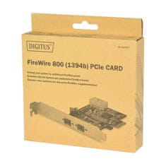 Digitus PCIe Firewire 800 TI niskoprofilna DS-30203-2 kartica