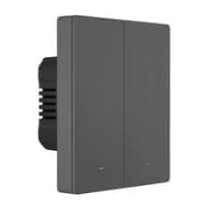 Sonoff Pametni WiFi prekidač SONOFF M5-2C-80 (2-kanalni, grafitni, za ugradnju u zid
