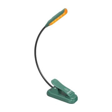 MojPlanet Bežična svjetiljka Glocusent mini GLCSNTBL102G svjetiljka za knjige s kopčom, USB-C zelena