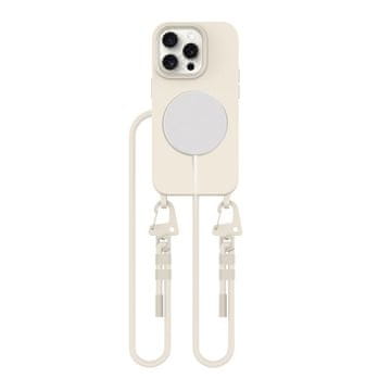 Tech-protect TECH-PROTECT magnetna ogrlica MagSafe za iPhone 15 Pro, Cosmic Latte