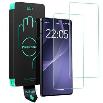 ESR KALJENO STAKLO OD 2 KOMADA ZA GALAXY S25 ULTRA CLEAR
