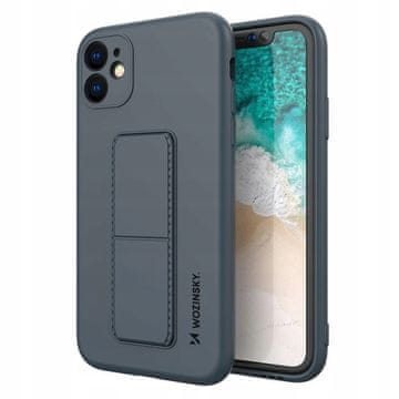 WOZINSKY Kickstand Case silikonska futrola sa postoljem za iPhone 11 Pro Max tamnoplava