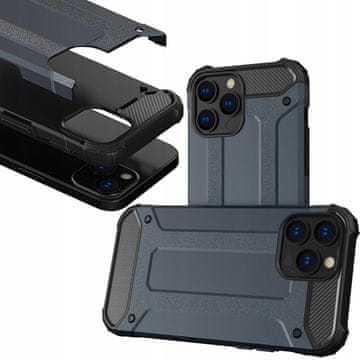HURTEL Hybrid Armor etui za iPhone 14 Pro, oklopna hibridna maska, plava