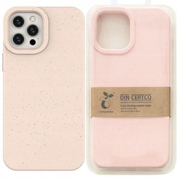 HURTEL Eco Case etui za iPhone 14 Plus, silikonska biorazgradiva maskica, ružičasta