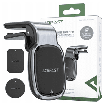 AceFast magnetski držač za telefon u automobilu za ventilacijski otvor sivi (D16 sivi)