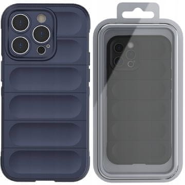 HURTEL Magic Shield Case zaštitna maska za iPhone 13 Pro Max, elastična oklopna futrola, tamnoplava