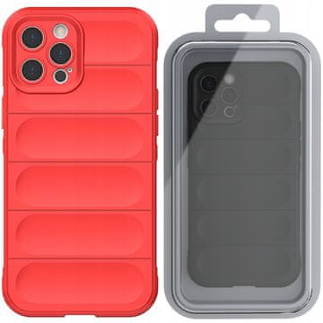 HURTEL Mask Shield futrola za iPhone 13 Pro Max, elastična oklopna maska, crvena
